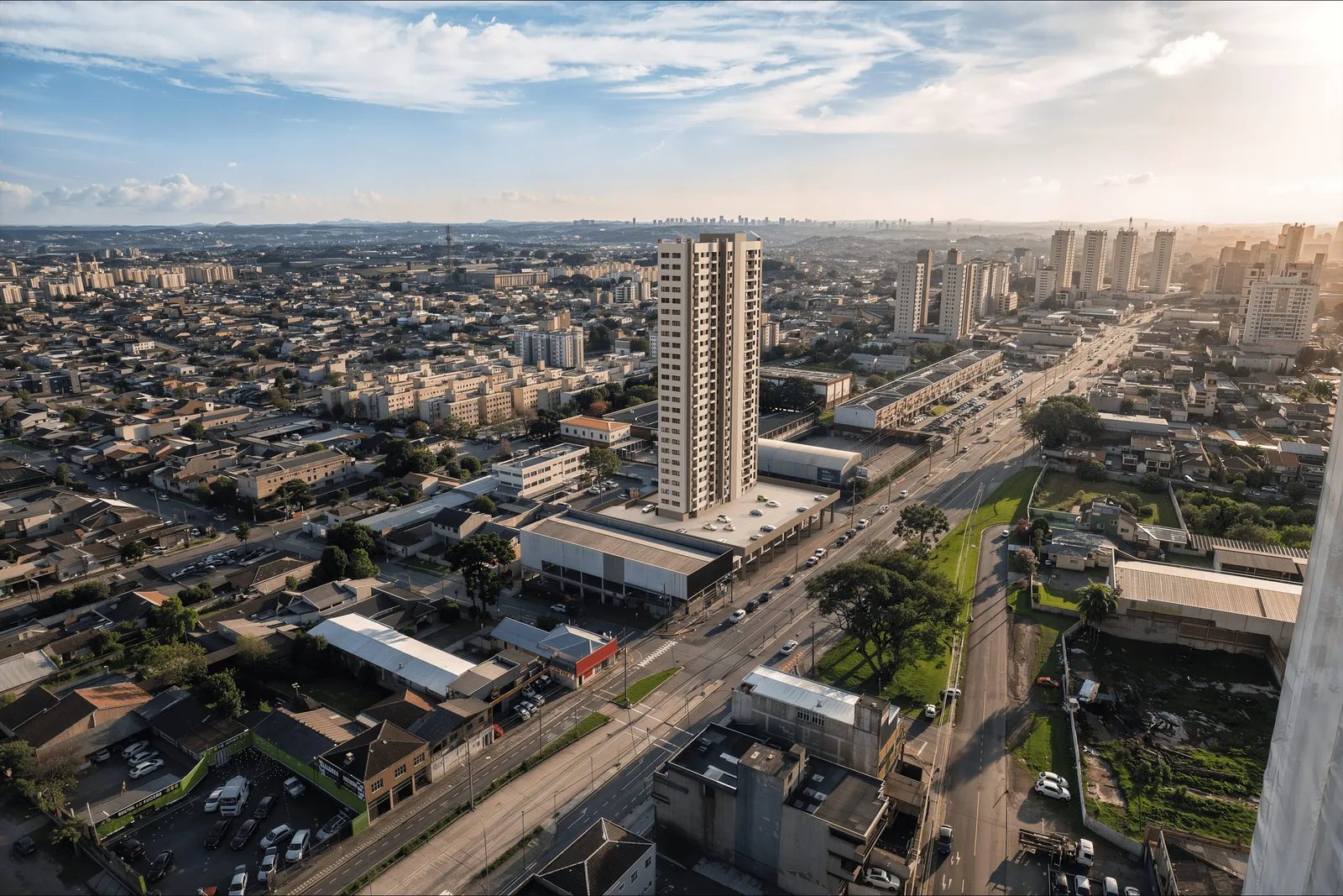 Contexto do empreendimento e entorno — FOTOMONTAGEM