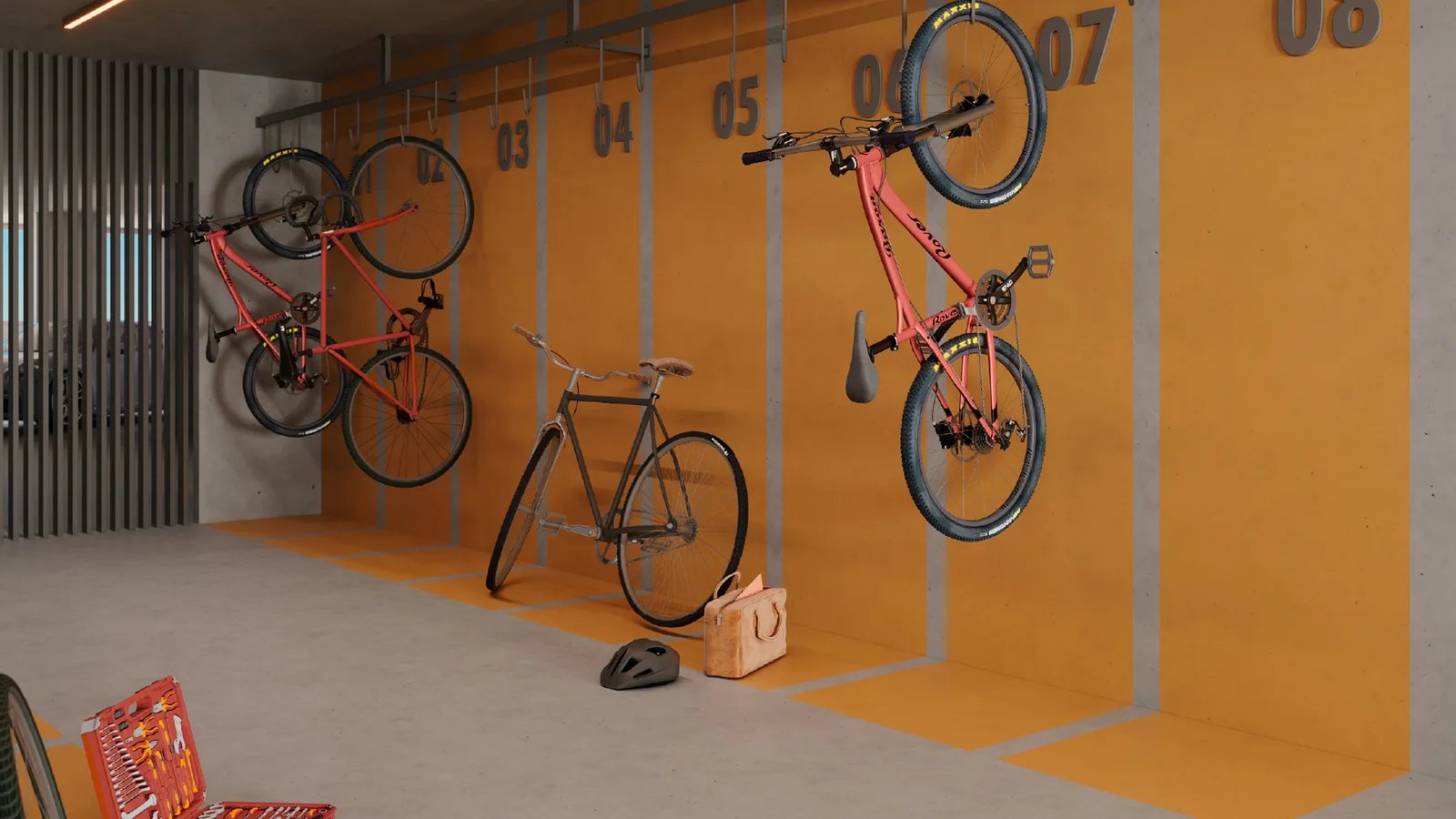 Zion Santos Andrade — 185 bicicletário