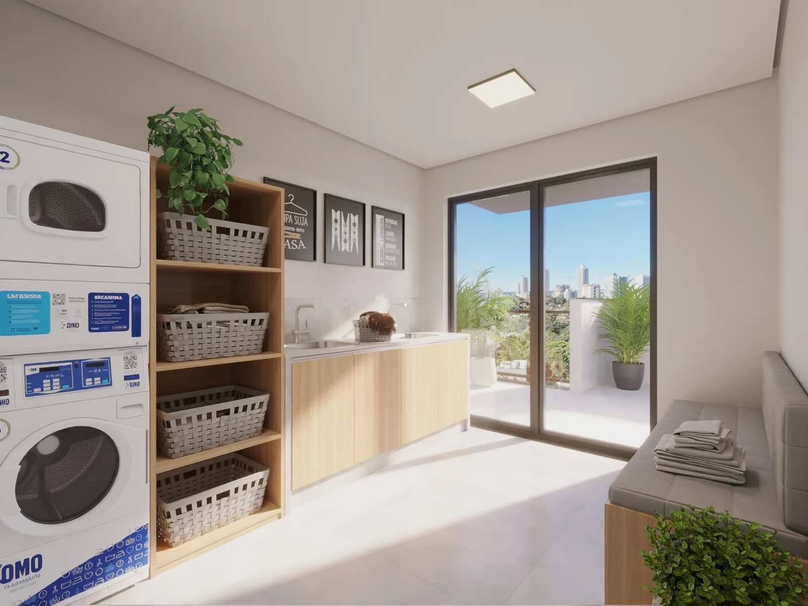Théros Residencial — 170 lavanderia