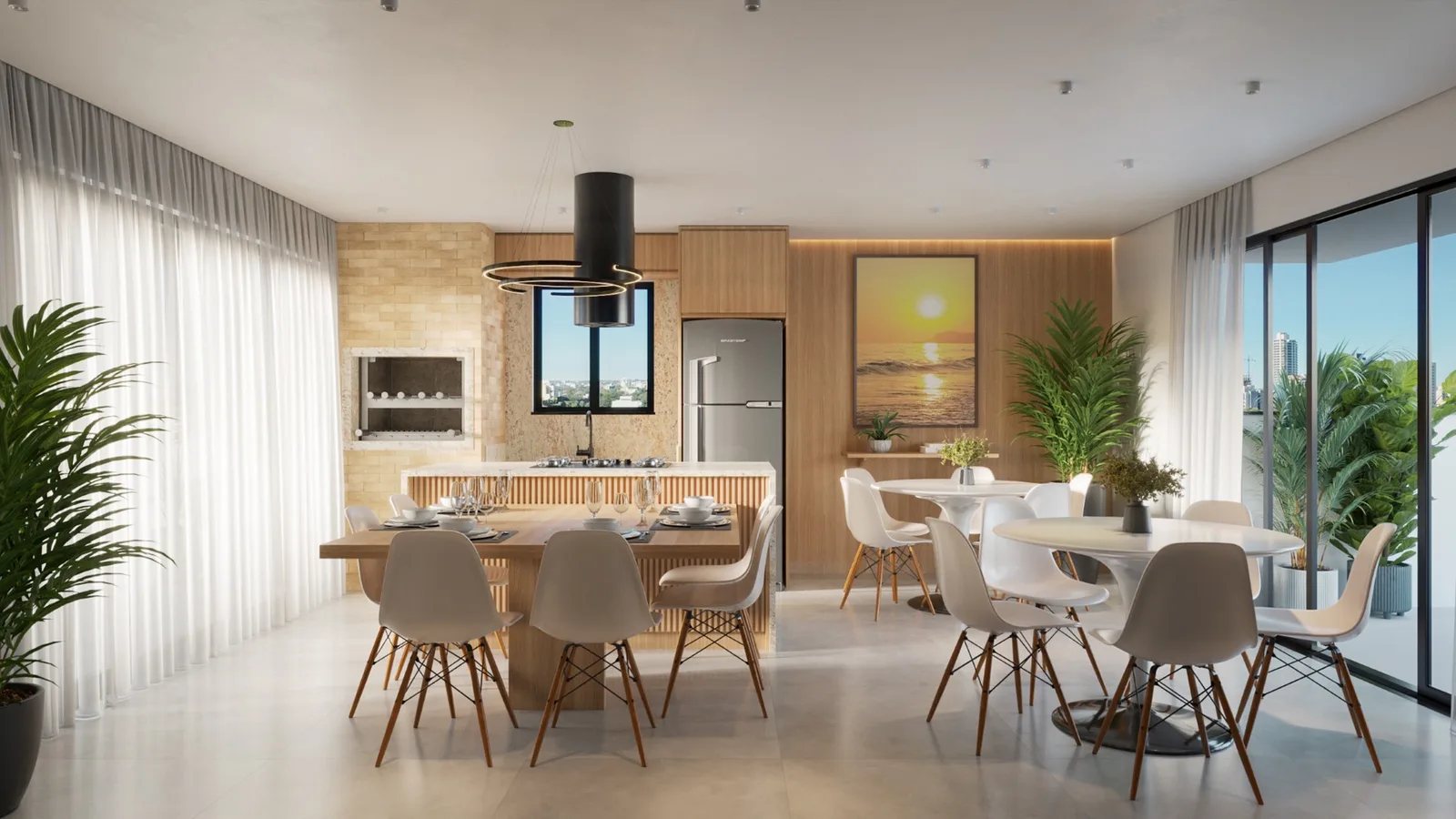 Théros Residencial — 185 salão de festas