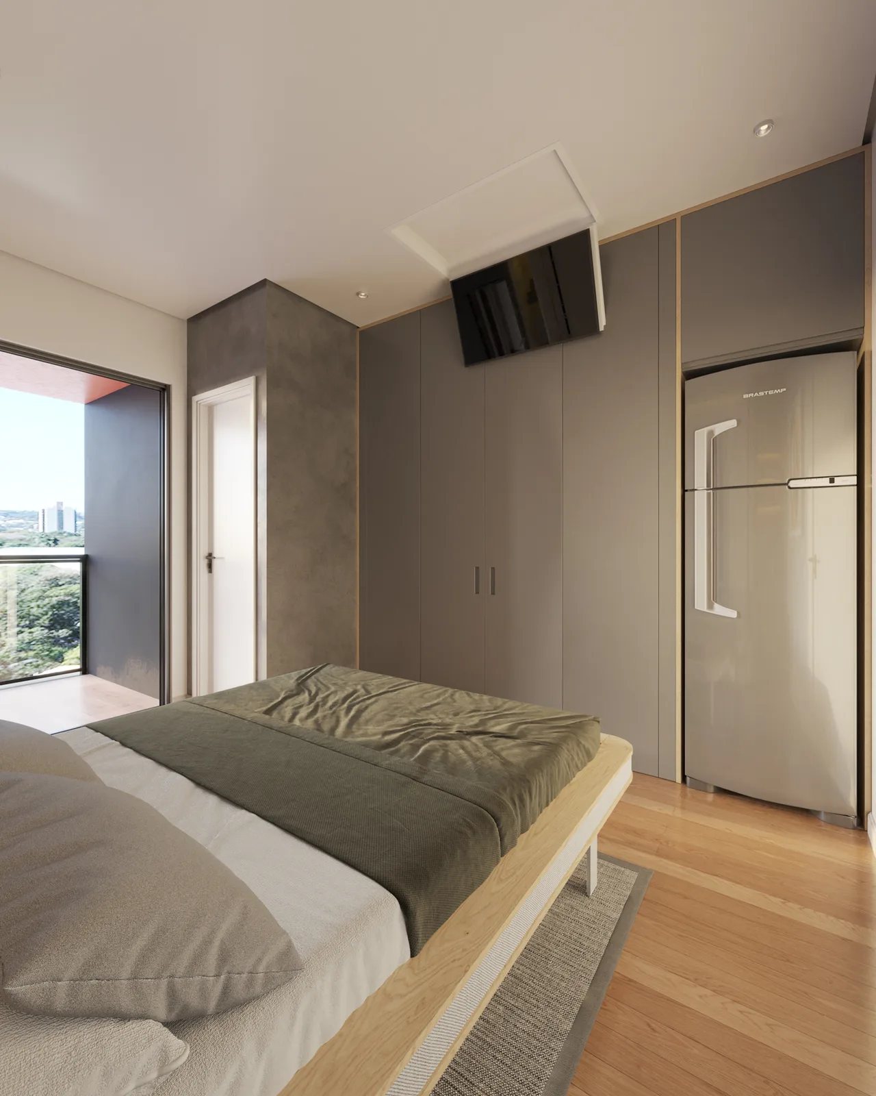 Théros Residencial — ambiente dormir