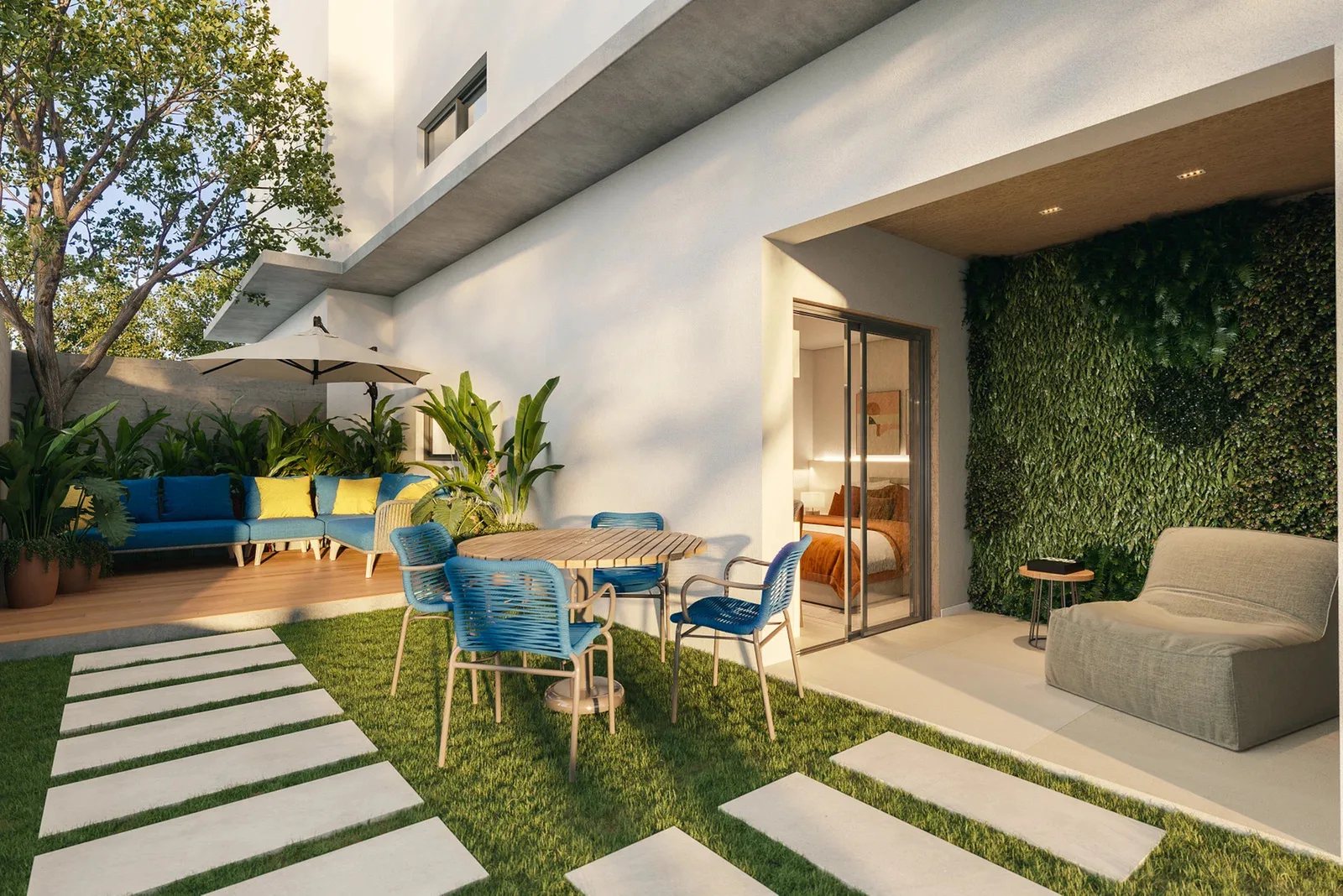 Alles Blau Studios — 110 garden