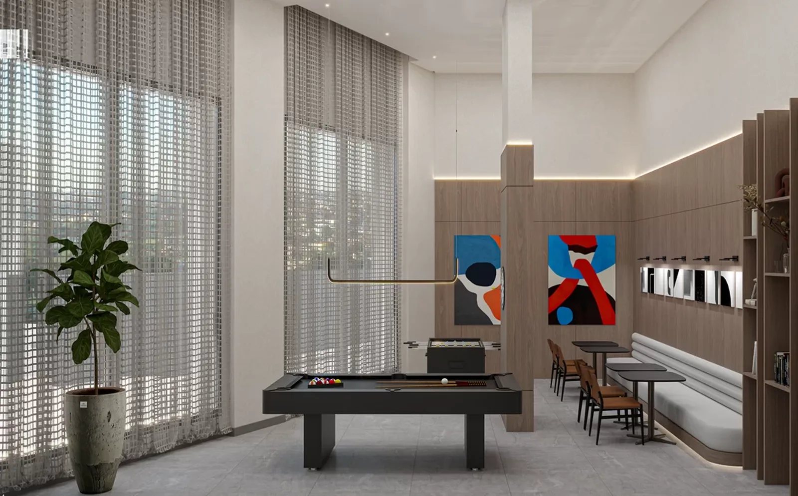 Terrasse Ciel Bleu — Sala de jogos