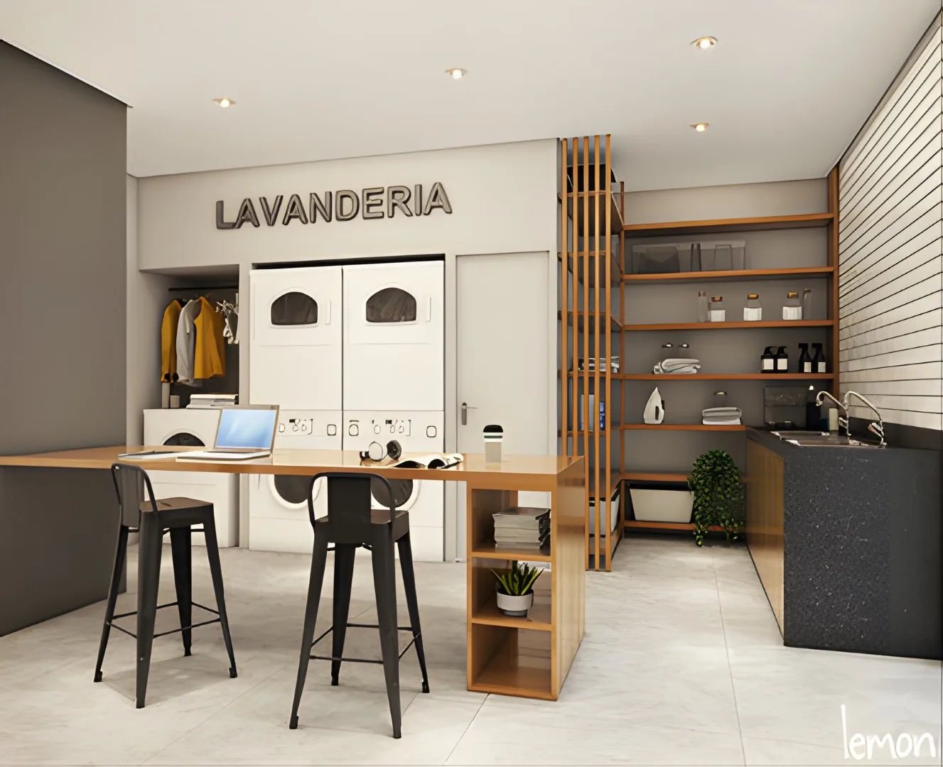 Conexão Morato - Residencial — Lavanderia