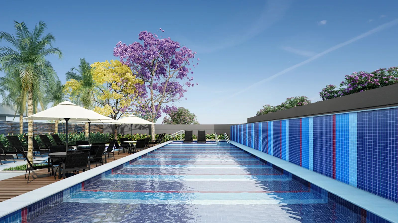 Quadra Vila Mascote — Piscina