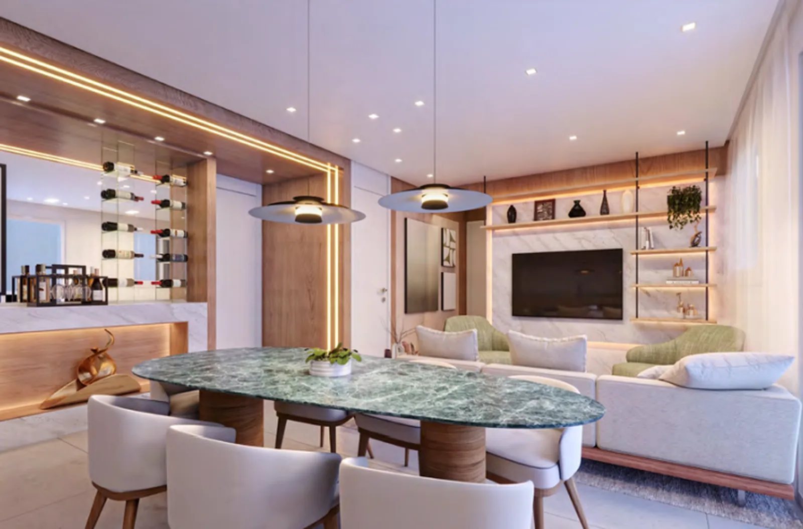 Monumental Residencial Conx - Residencial — Living