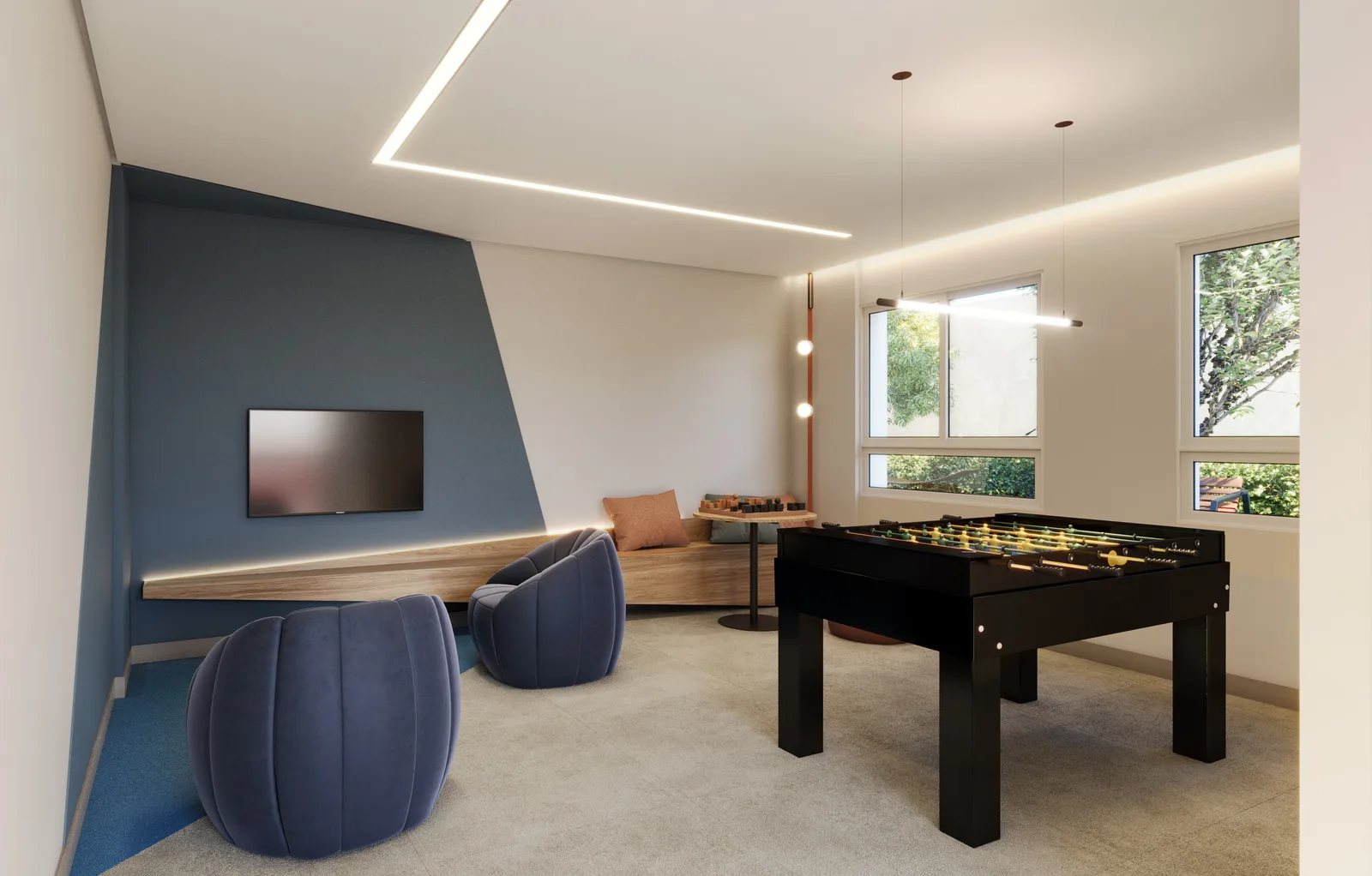Unique Fit Vila Mariana - Residencial — Salao de jogos