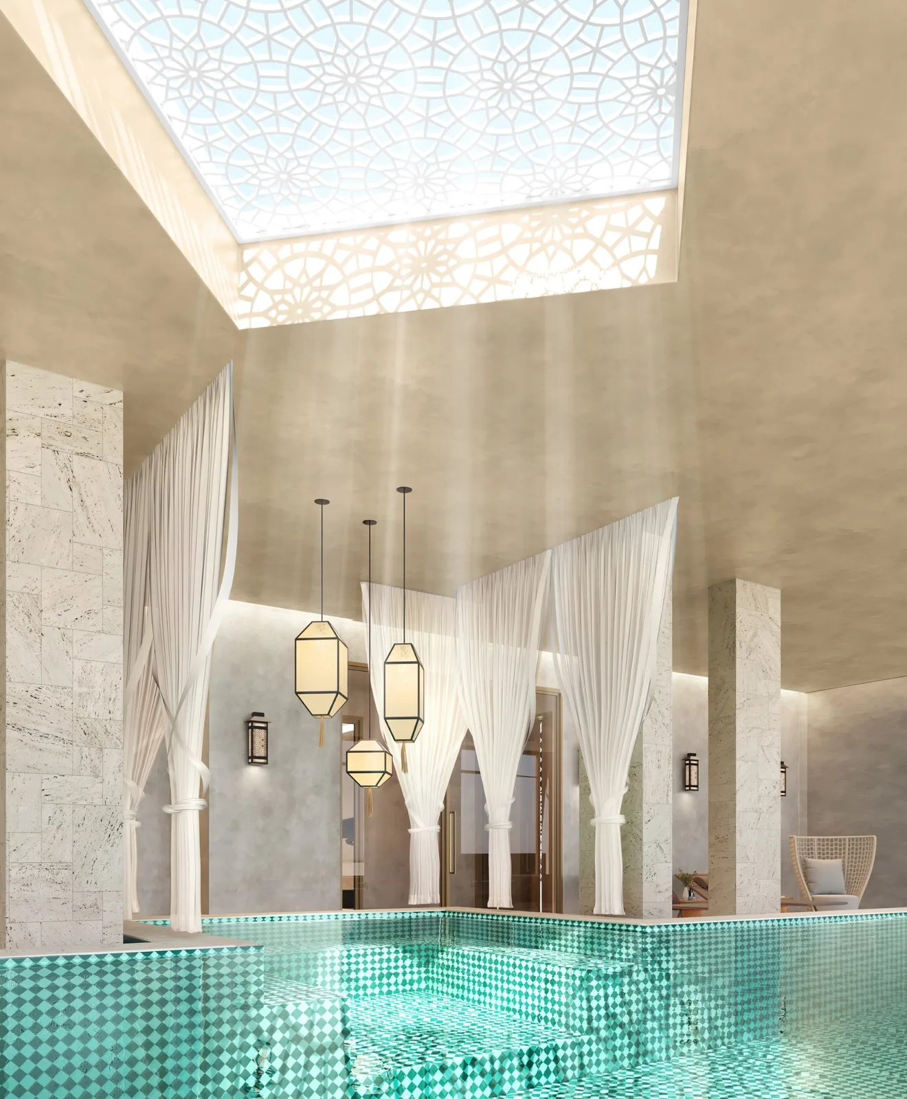 The Palace Royal — Piscina coberta