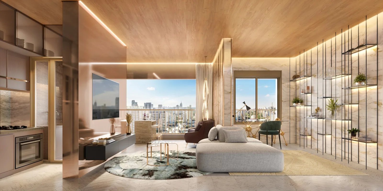 Quattri Cyrela Vila Mariana — Living