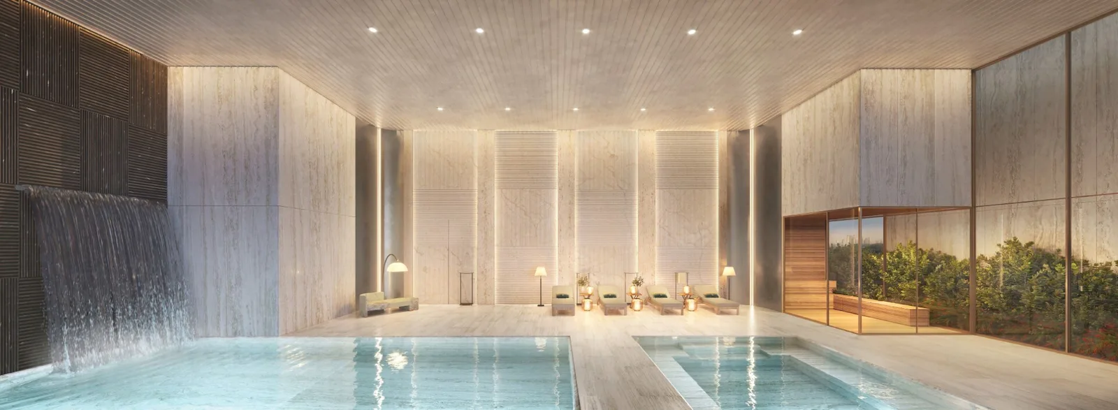Vista Cyrela Venezia — Piscina coberta