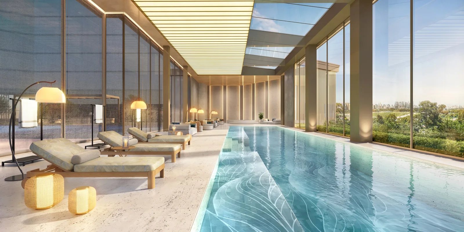 Vista Cyrela Milano — Piscina coberta