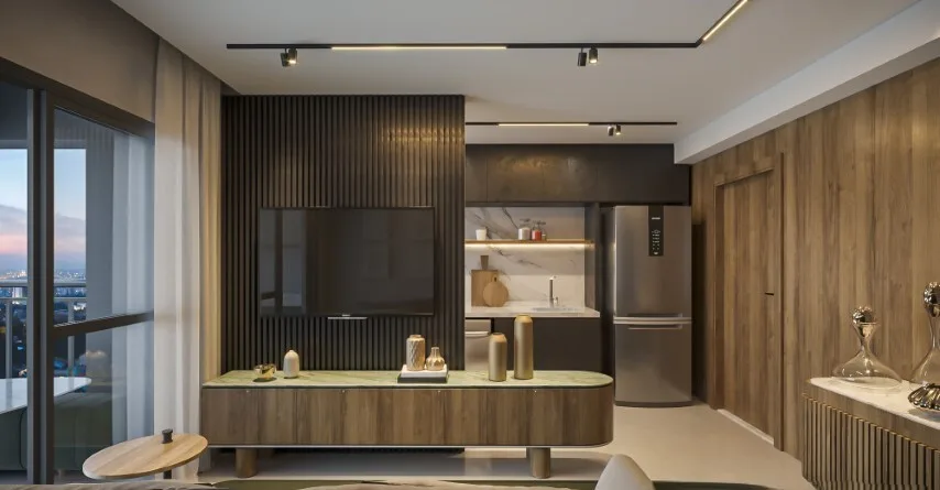 Grand Club Home Spaces Alto da Boa Vista - Residencial — Living