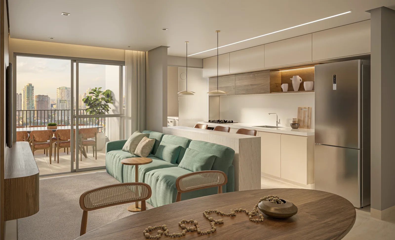 Landmark Santa Cruz by Diálogo - Residencial — Living