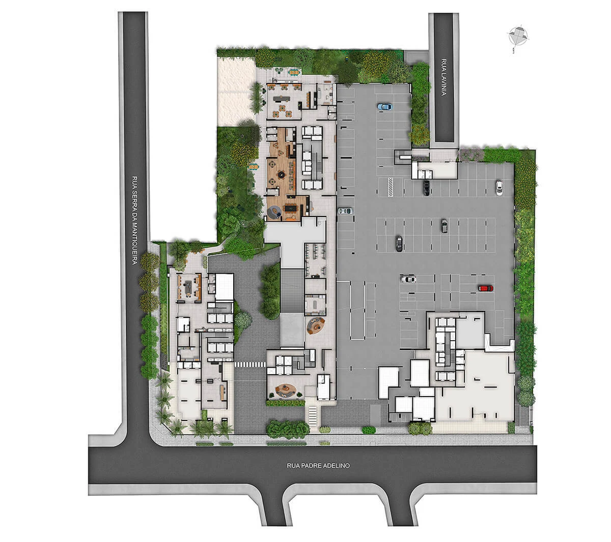Implantação geral do conjunto Parque Diálogo Padre Adelino