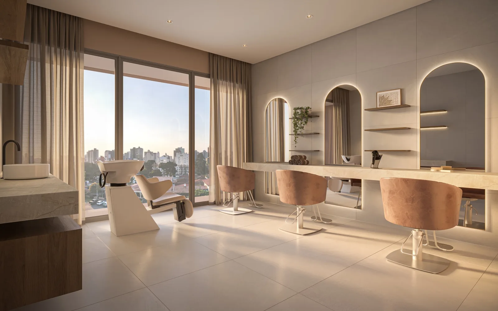 Oásis Santa Cruz by Diálogo - Residencial — 180 espaço beauty