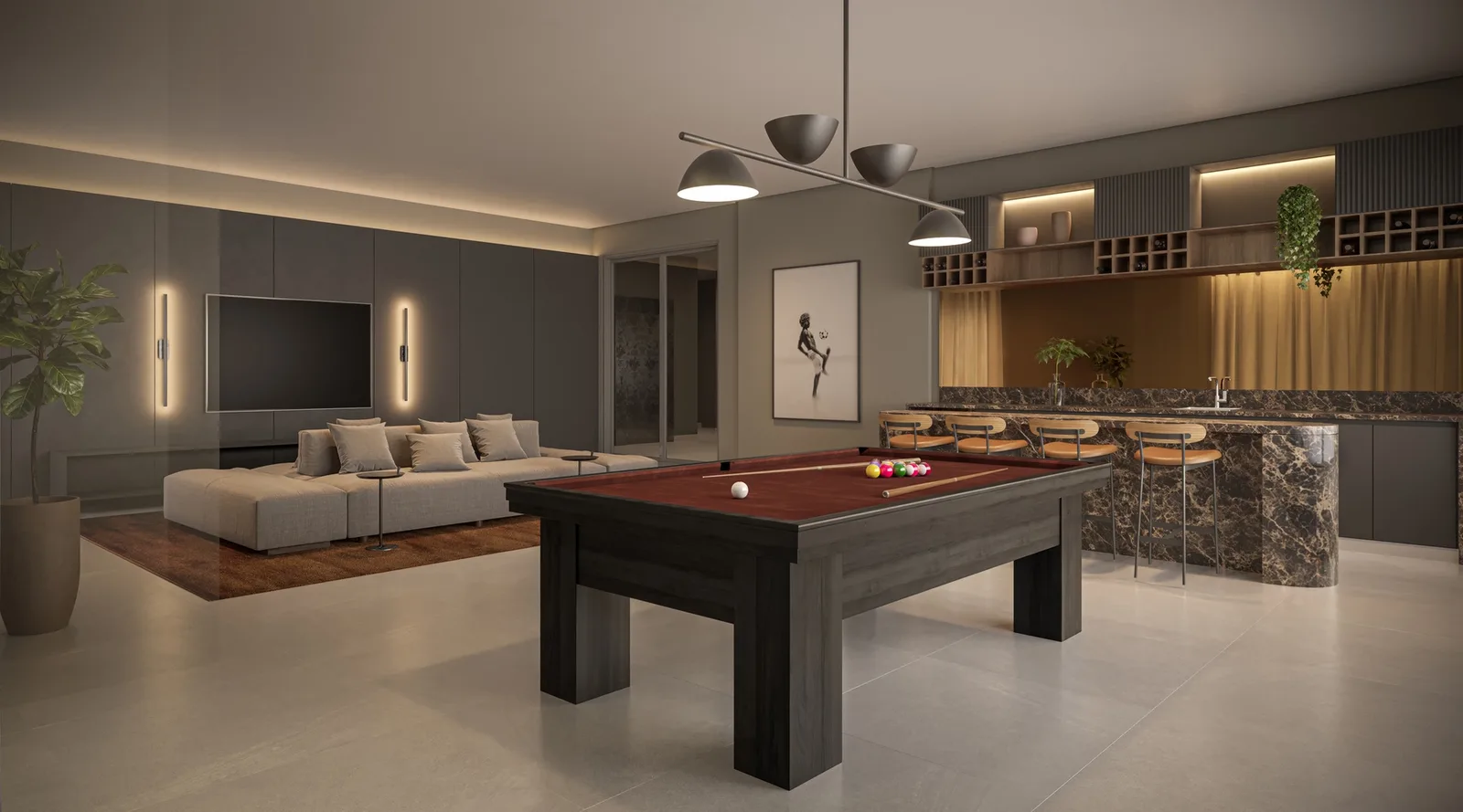 Oásis Santa Cruz by Diálogo - Residencial — 185 sala de jogos