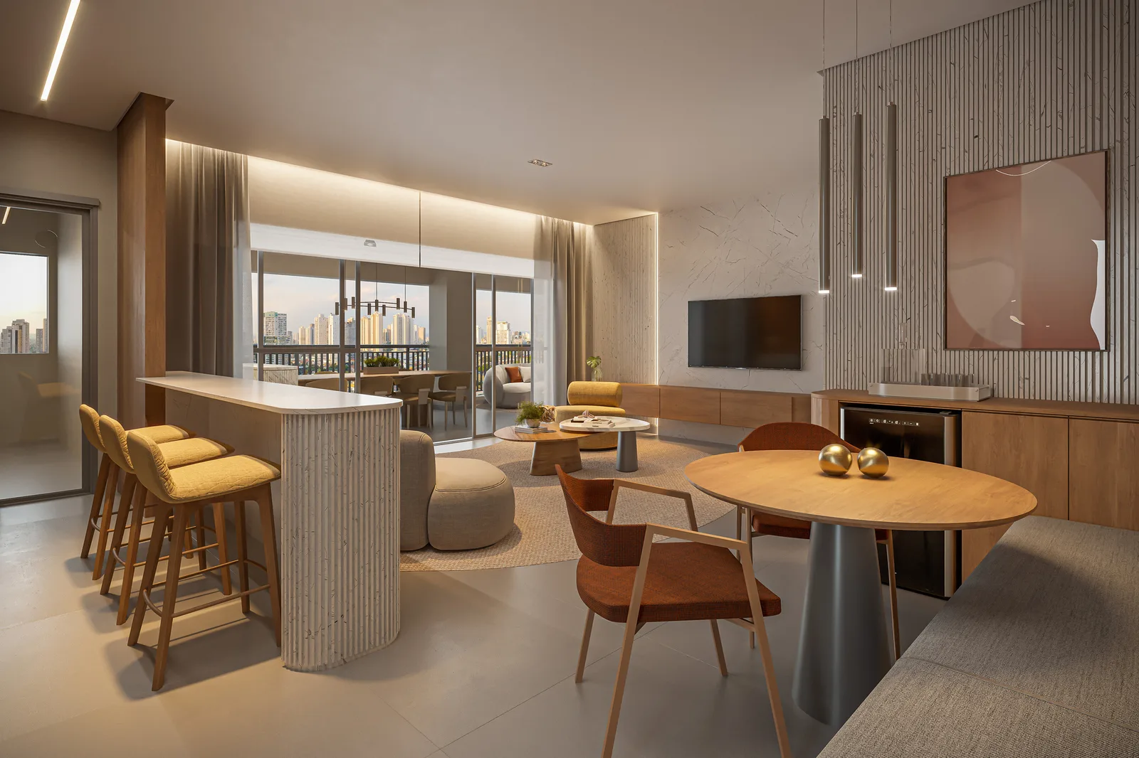 The Grand Padre Adelino - Residencial — Living