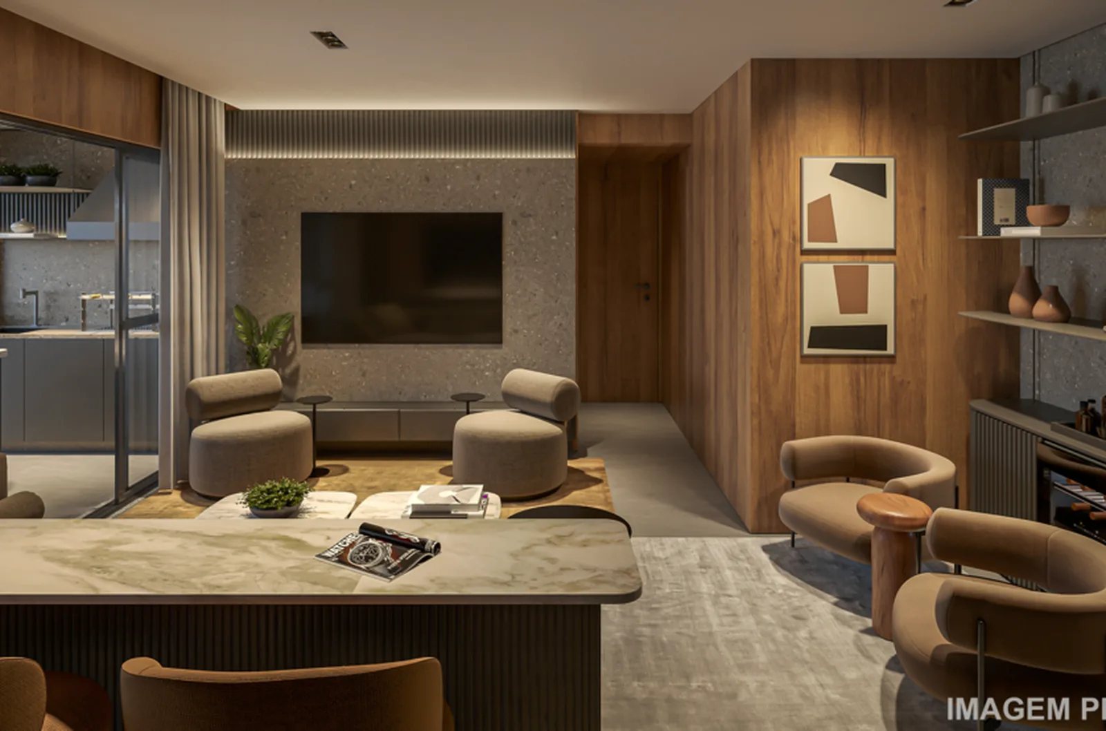 Vértice Butantã Residences by Diálogo — Living