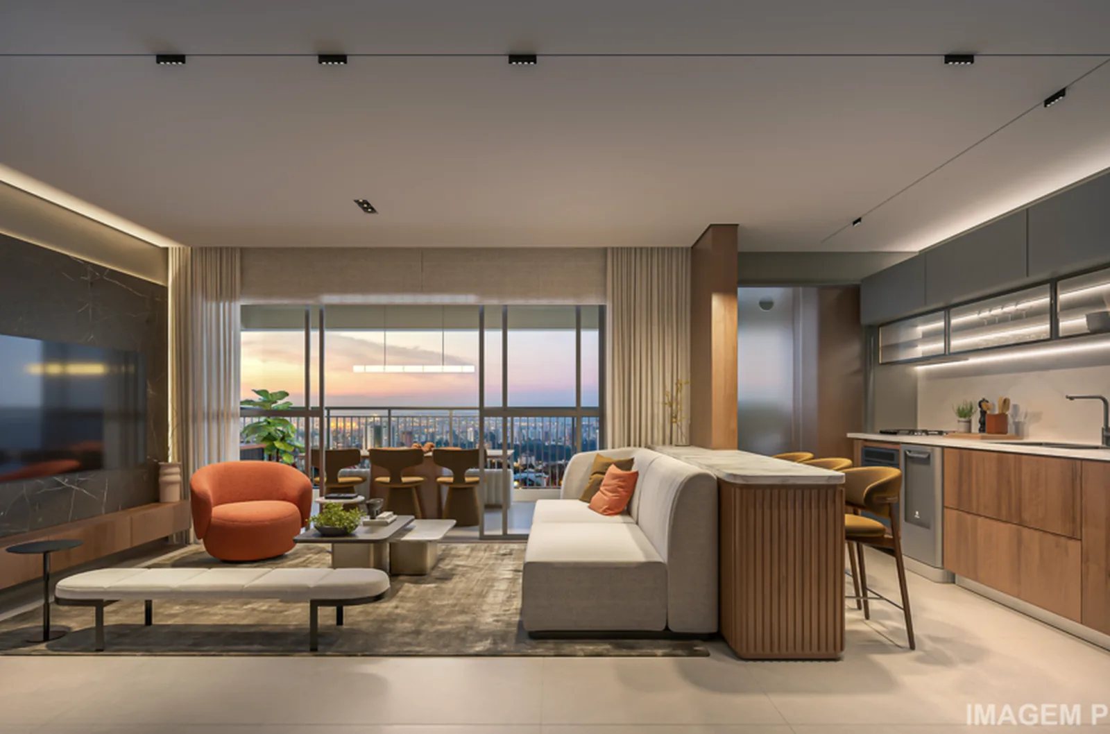 Vértice Butantã Residences by Diálogo — Living
