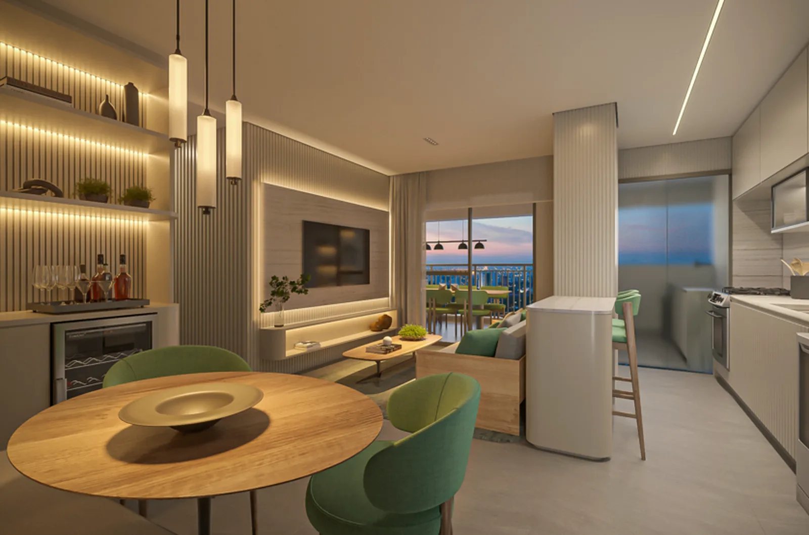 Vértice Butantã Residences by Diálogo — Living