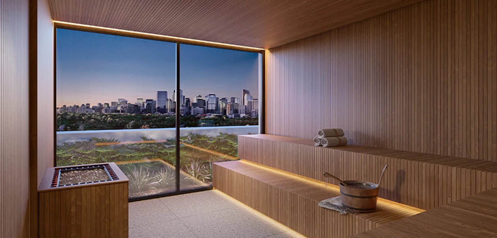 Mairinque 70 by Roomo Atlantica - Residencial — 205 sauna