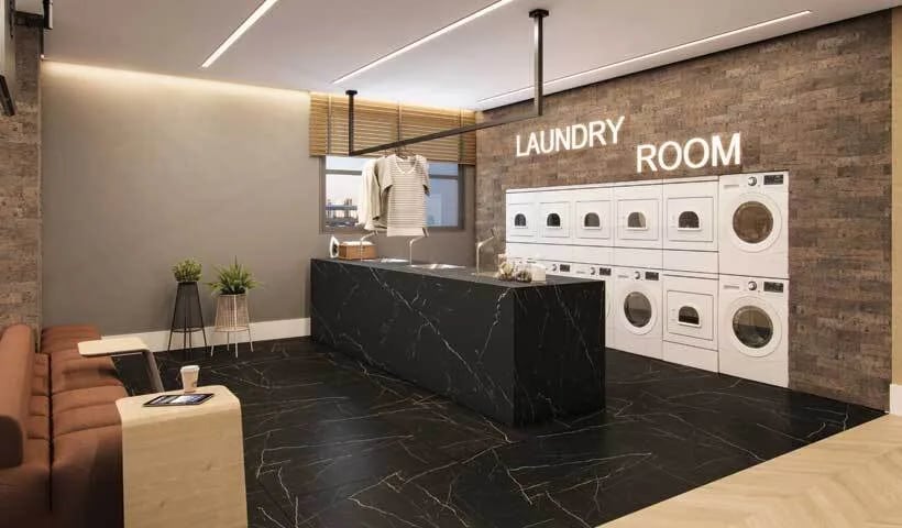 Hub Brooklin by EZ - Residencial — Lavanderia