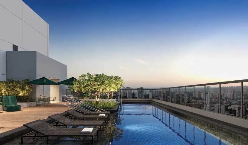 Hub Brooklin by EZ - Residencial — Piscina