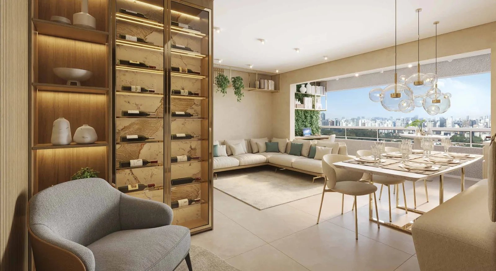 Villares Parada Inglesa - Residencial — Living