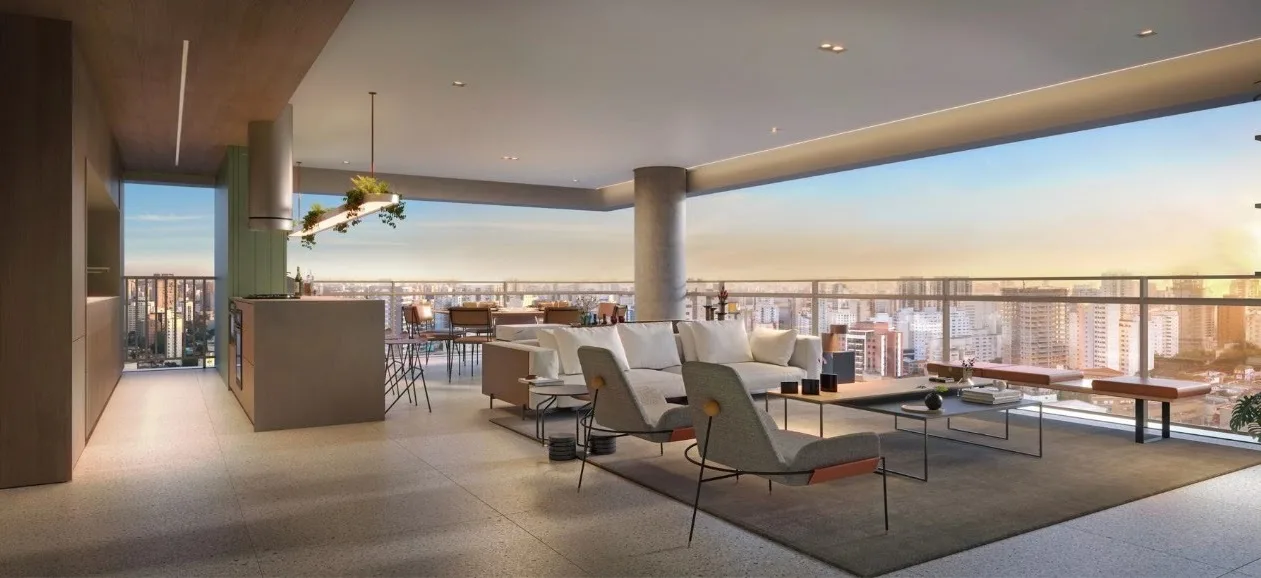 Evolve Vila Mariana - Residencial — Living