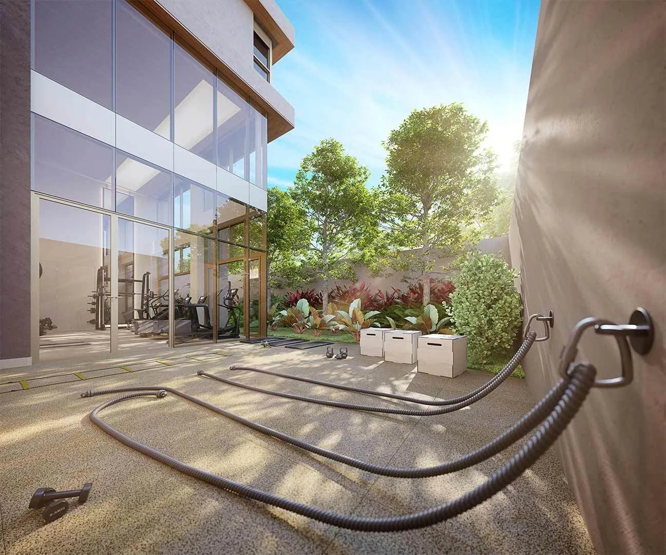 Art'Stone Residences — Fitness externo