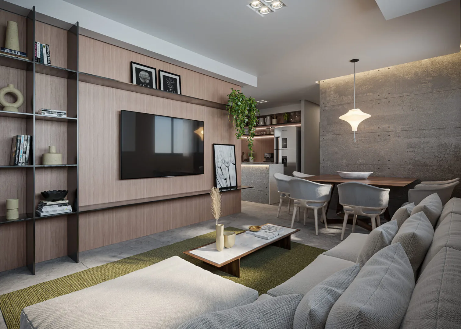 Botaní - Residencial — Living