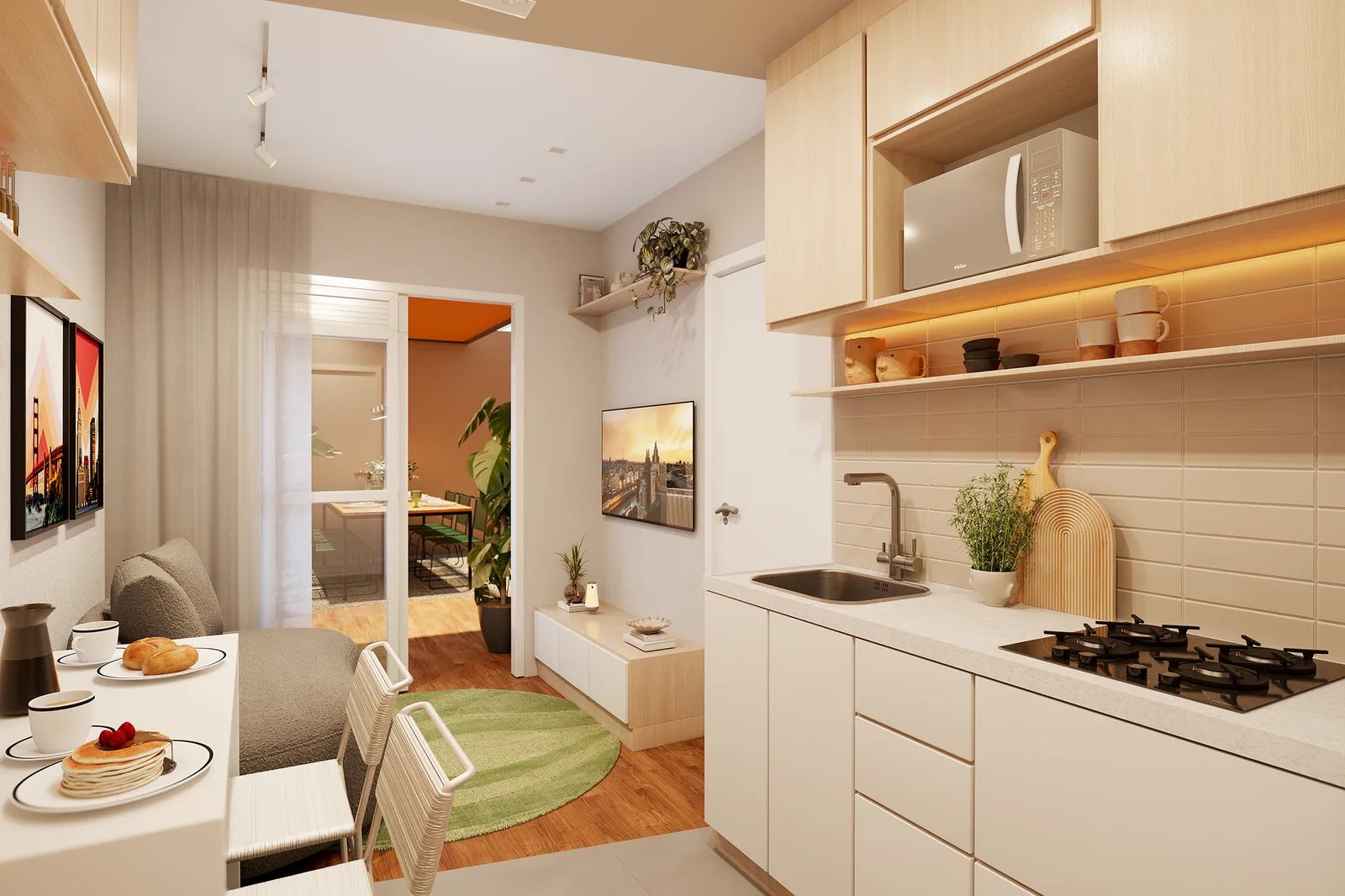 Mood Sacomã — Living Garden - 47m²