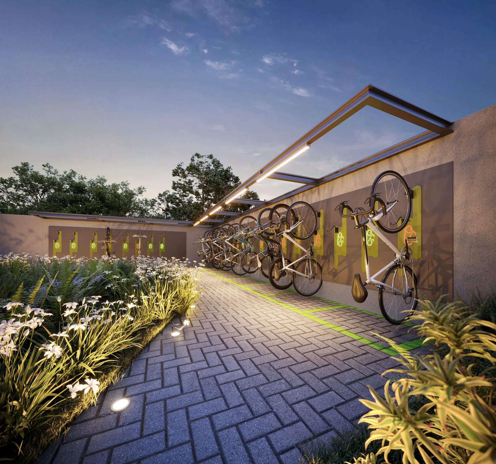 Residencial Integra Resort Urbano — Bicicletario