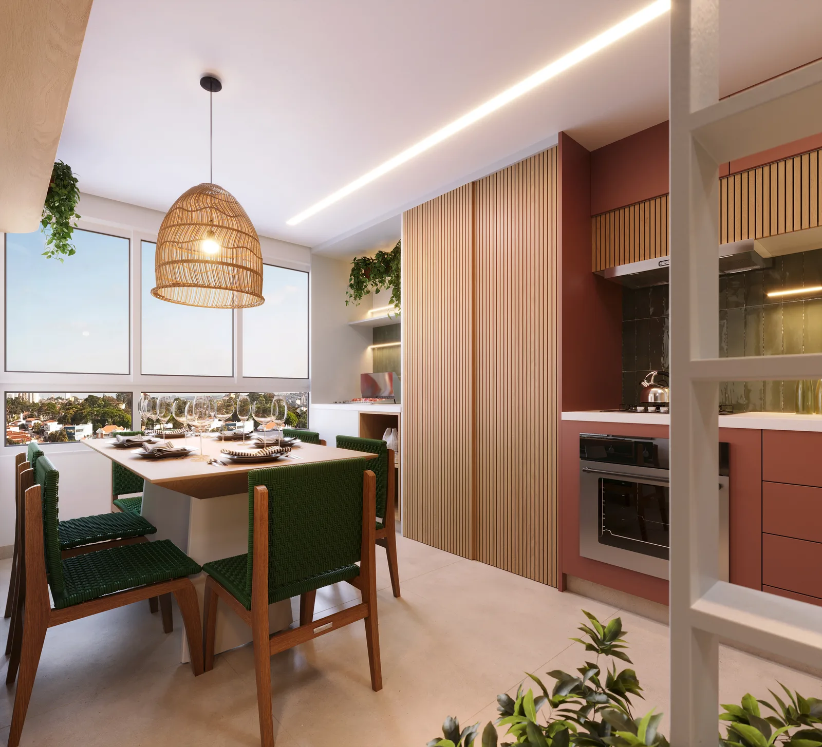 Residencial Integra Resort Urbano — Varanda