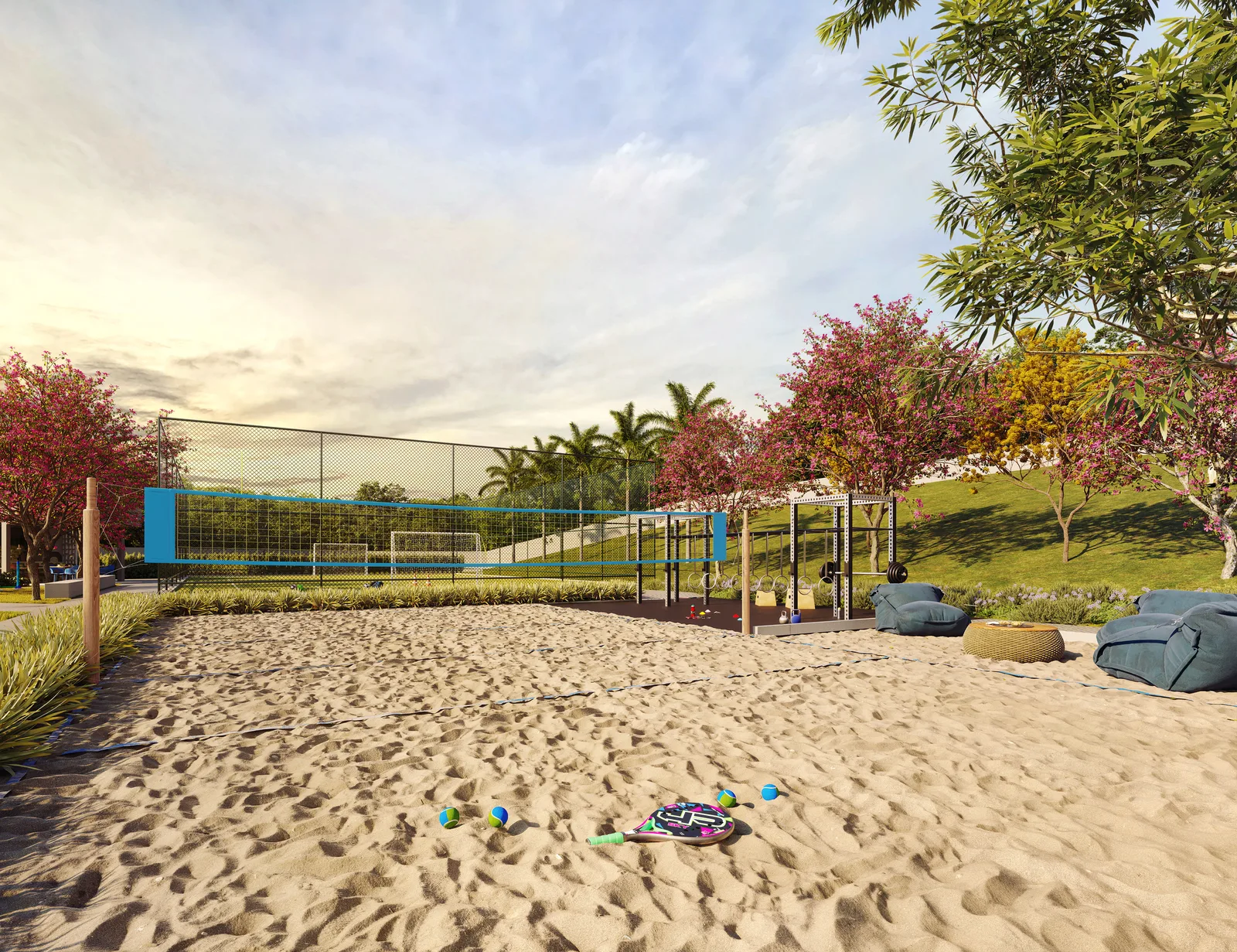Residencial Integra Resort Urbano — Beach tennis