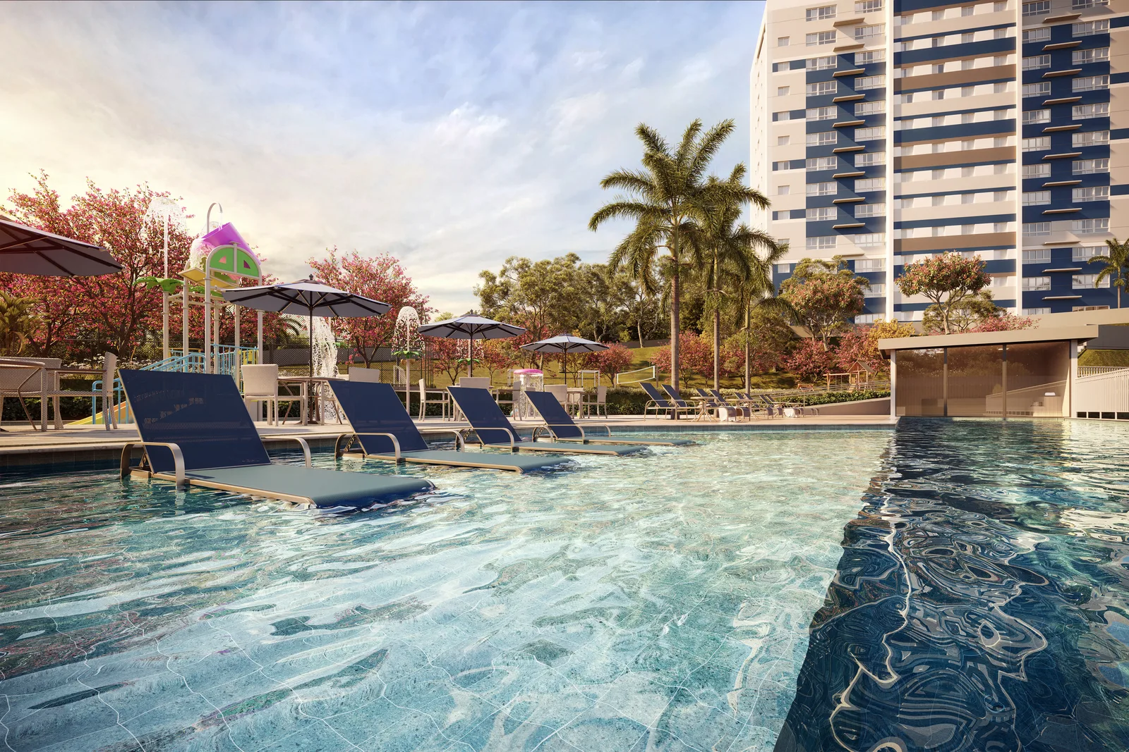 Residencial Integra Resort Urbano — Piscina