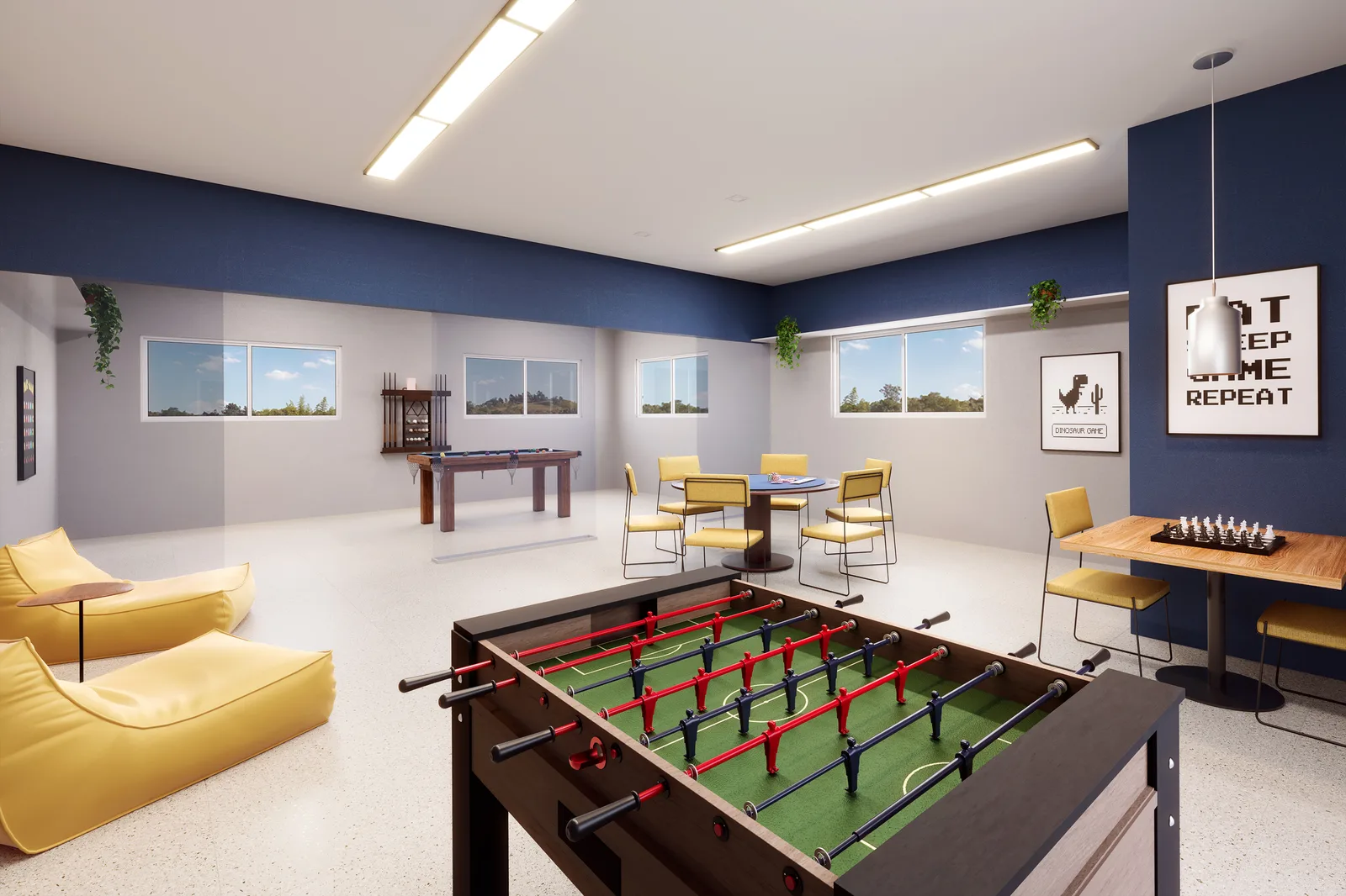 Residencial Integra Resort Urbano — Sala de jogo