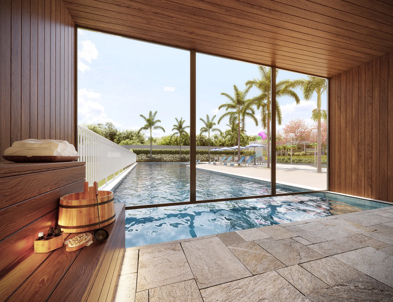 Residencial Integra Resort Urbano — Sauna