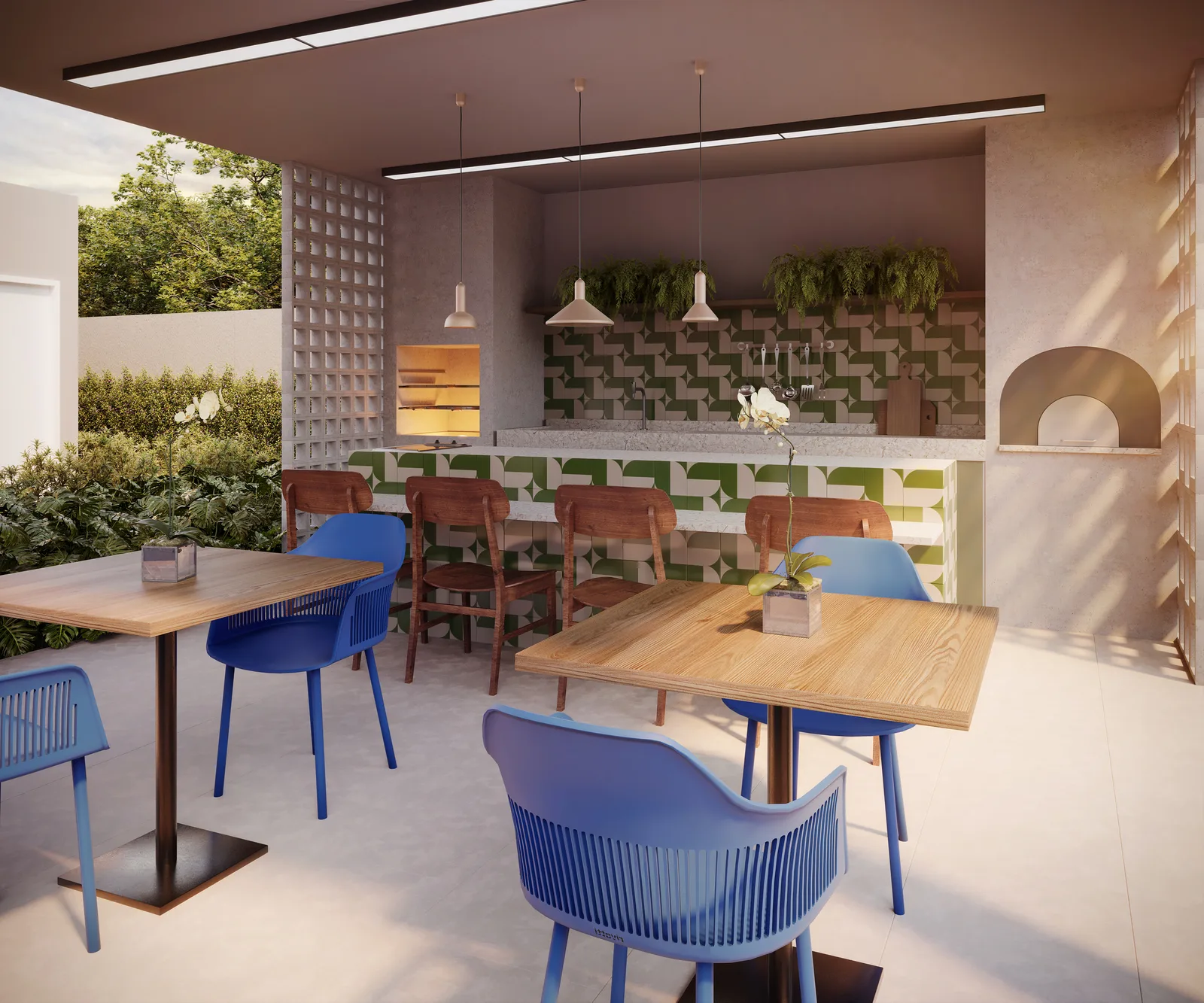 Residencial Integra Resort Urbano — Churrasqueira