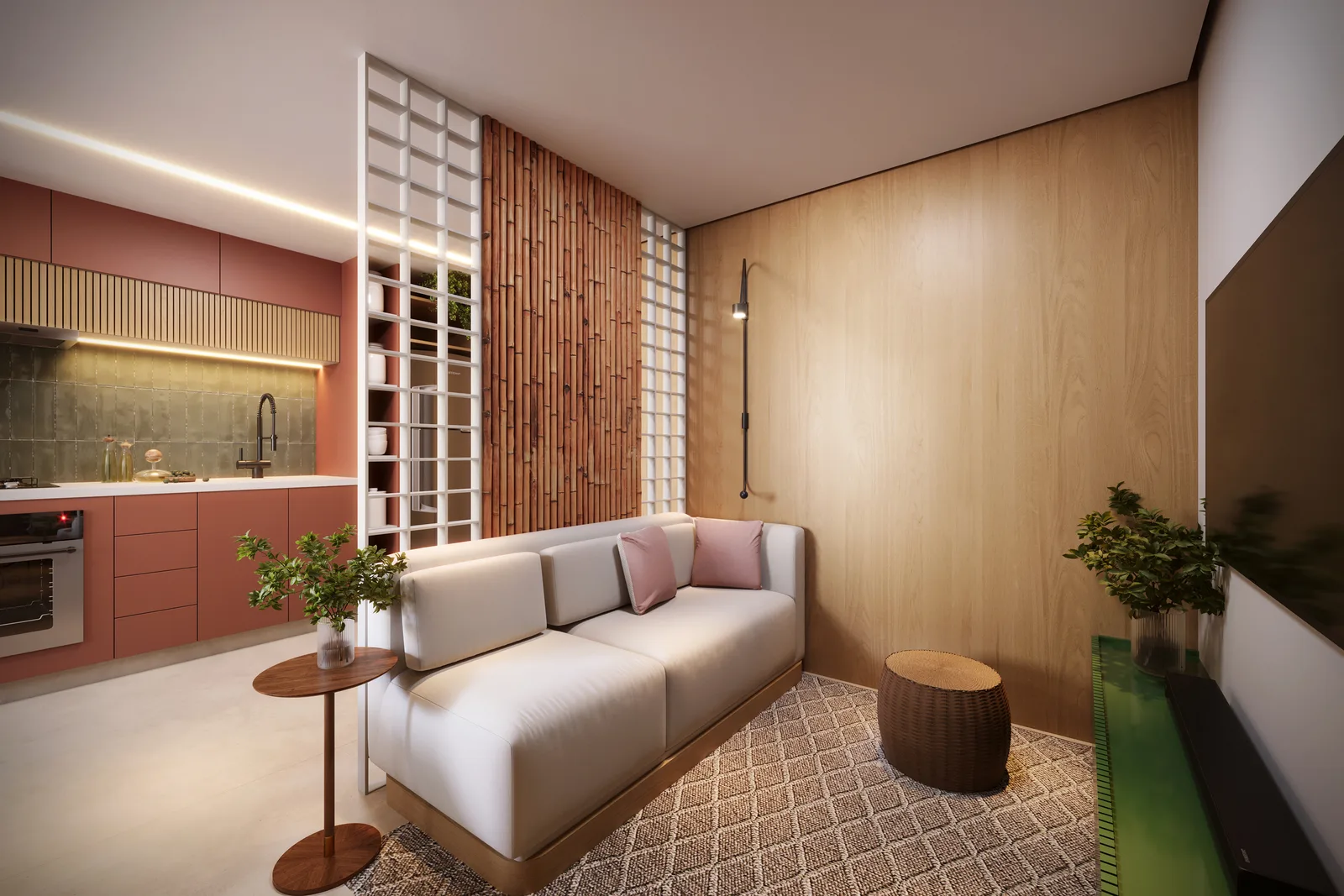 Residencial Integra Resort Urbano — Living