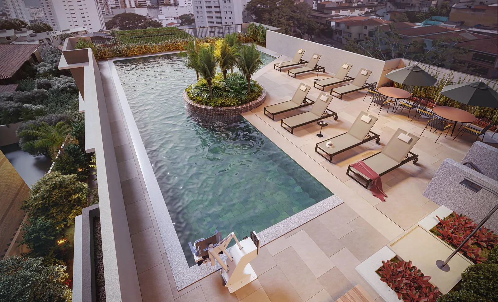 ix. Santana - Residencial — Piscina