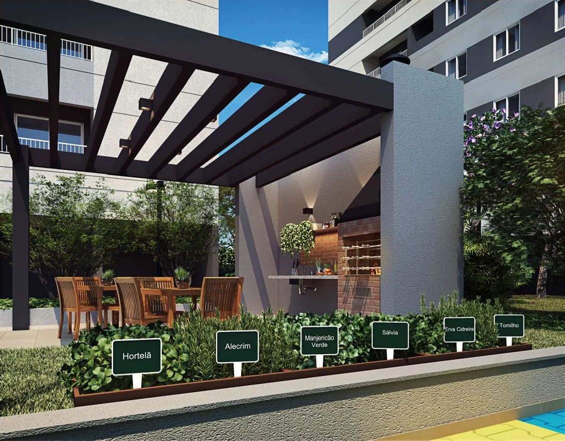 Gran Kazzas Sacomã - Residencial — Horta coletiva