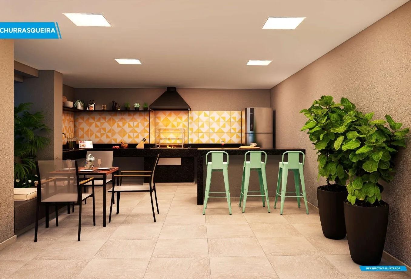 K Vila Mascote — Churrasqueira