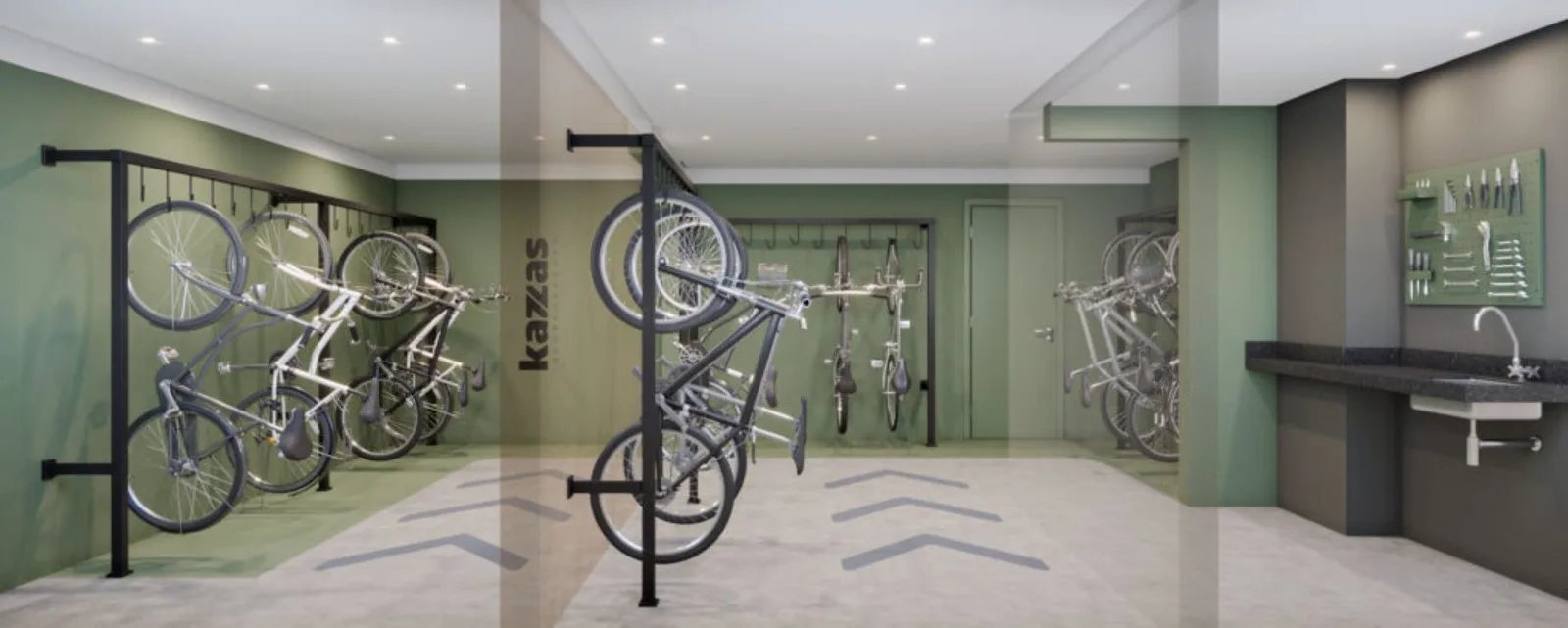 Kazzas Santo Amaro — 185 bicicletário
