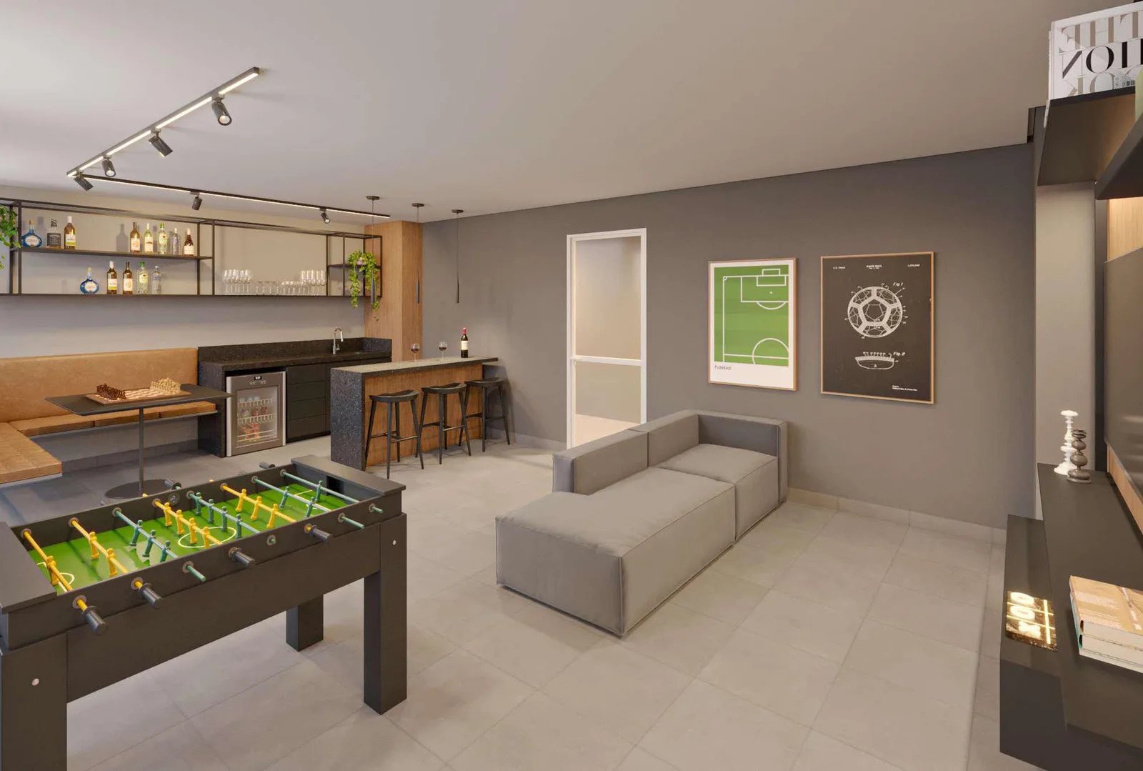 Kazzas Vila das Mercês — 160 sala de jogos