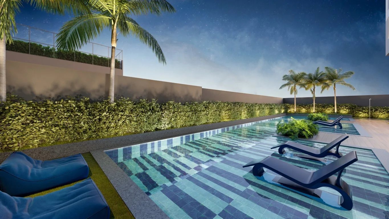 Living Full Estaiada - Residencial — Piscina