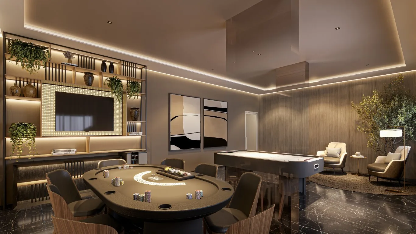 Living Grand Exclusive Tucuruvi — Sala de jogos