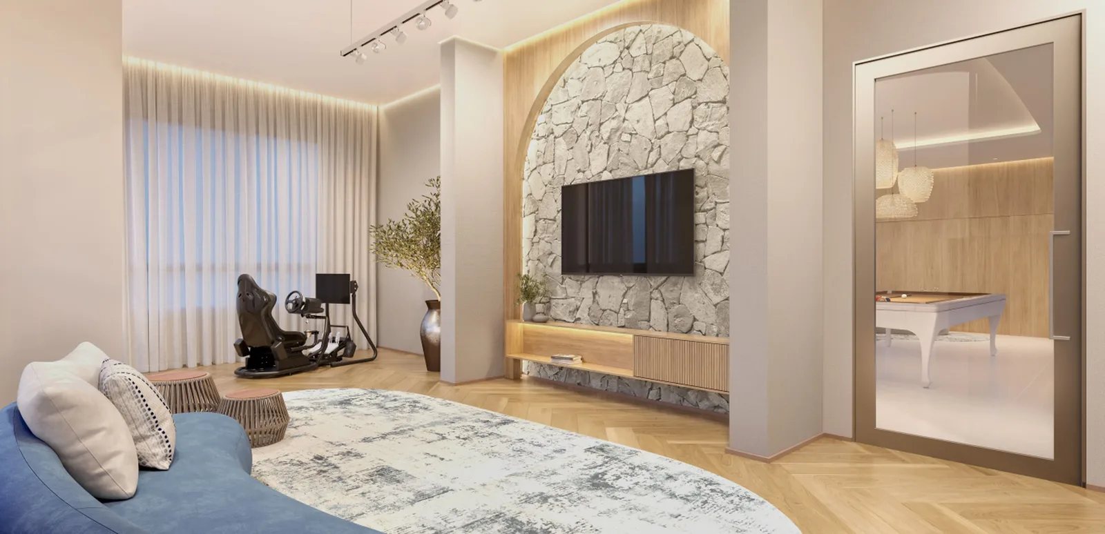 Mediterranée By Living — Sala de jogos
