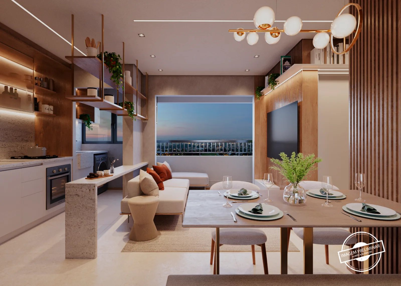Mbigucci Joy - Residencial — Living