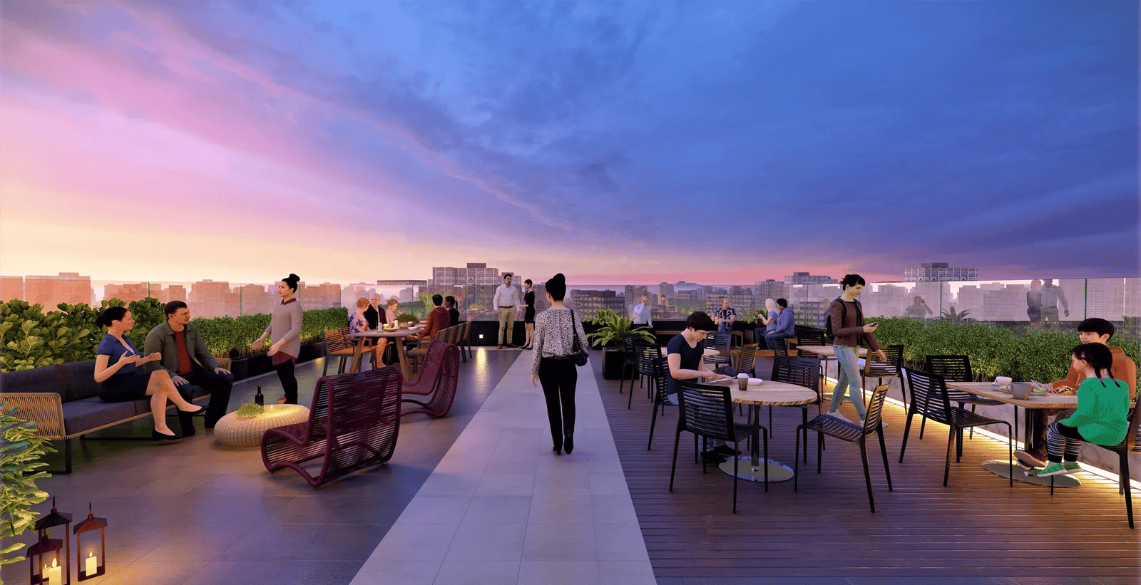 Mbigucci Joy - Residencial — Terraço coletivo